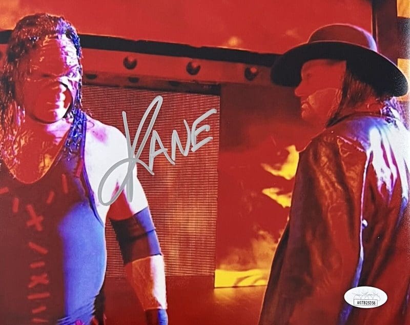 KANE Signed Autographed 8x10 Photo JSA Authentic WWE 6