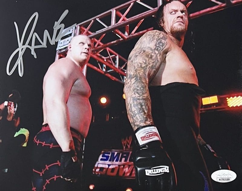 KANE Signed Autographed 8x10 Photo JSA Authentic WWE 8