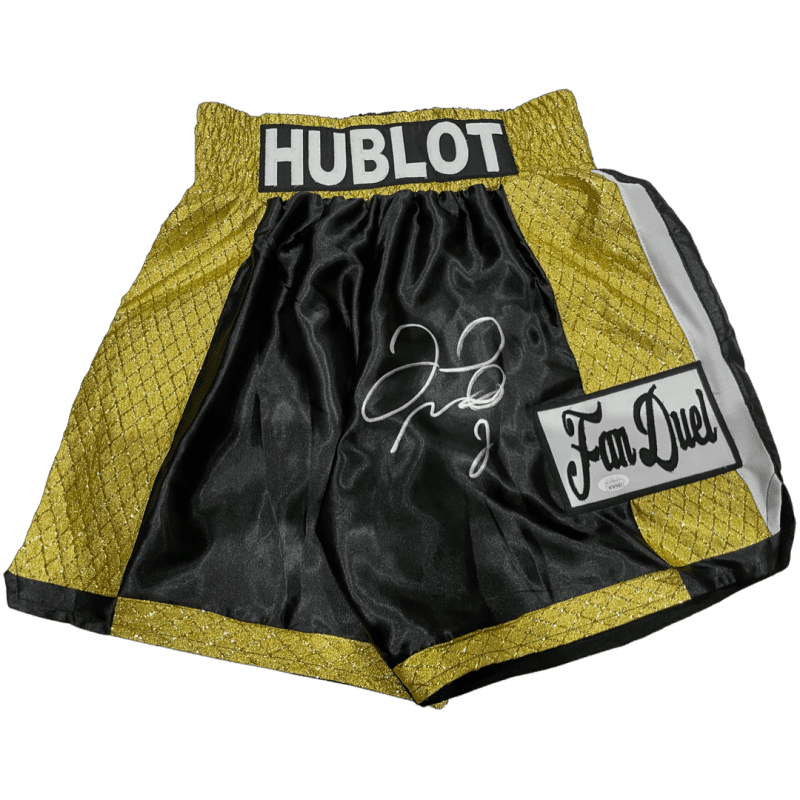 Floyd Mayweather Jr. Signed Autographed Boxing Trunks JSA Authenticated