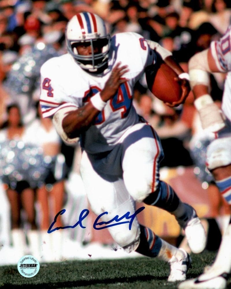 Earl Campbell Houston Oilers Signed Autographed 8x10 Phot FSG Authentic H