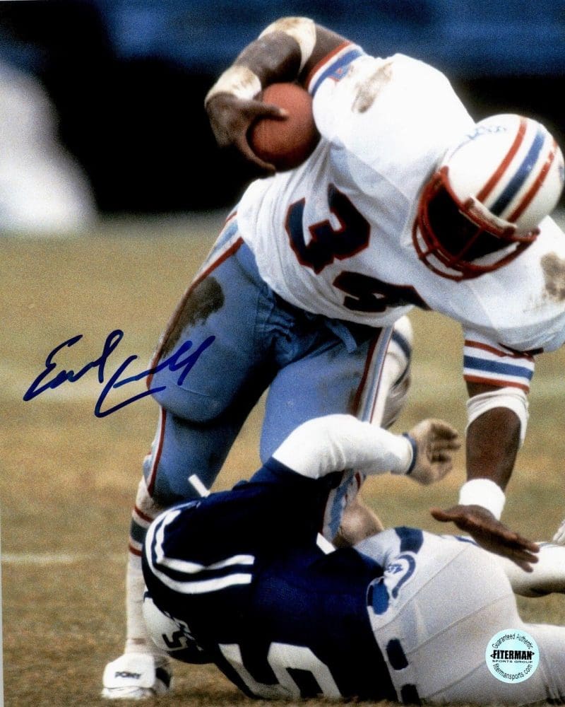 Earl Campbell Houston Oilers Signed Autographed 8x10 Phot FSG Authentic K