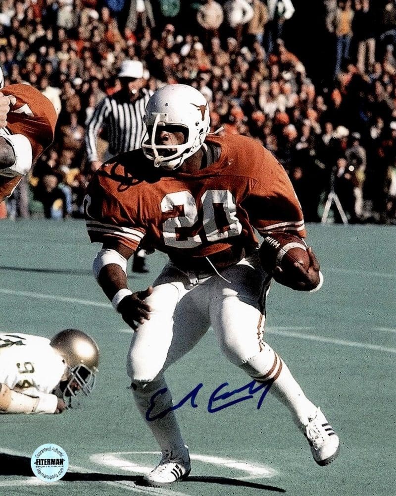 Earl Campbell University of Texas Signed Autographed 8x10 Phot FSG Authentic N