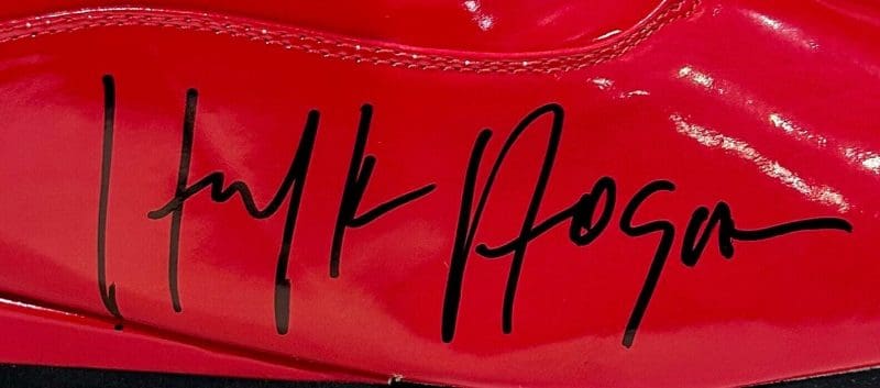 Hulk Hogan Signed Autographed RED Boot JSA Authentication Right WWF WCW WWE - Image 2