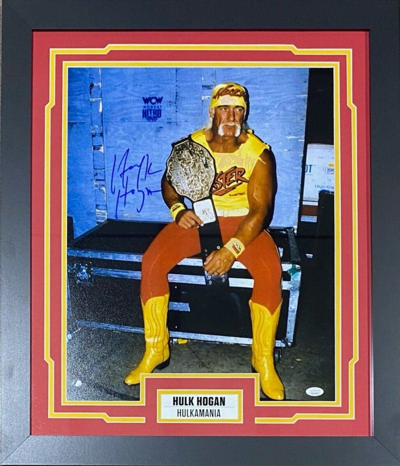 Hulk Hogan Signed Autographed Framed 16x20 Photo JSA Authenticated 1