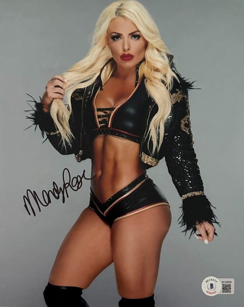 Mandy Sacs Mandy Rose Signed Autographed 8x10 Photo Beckett #6