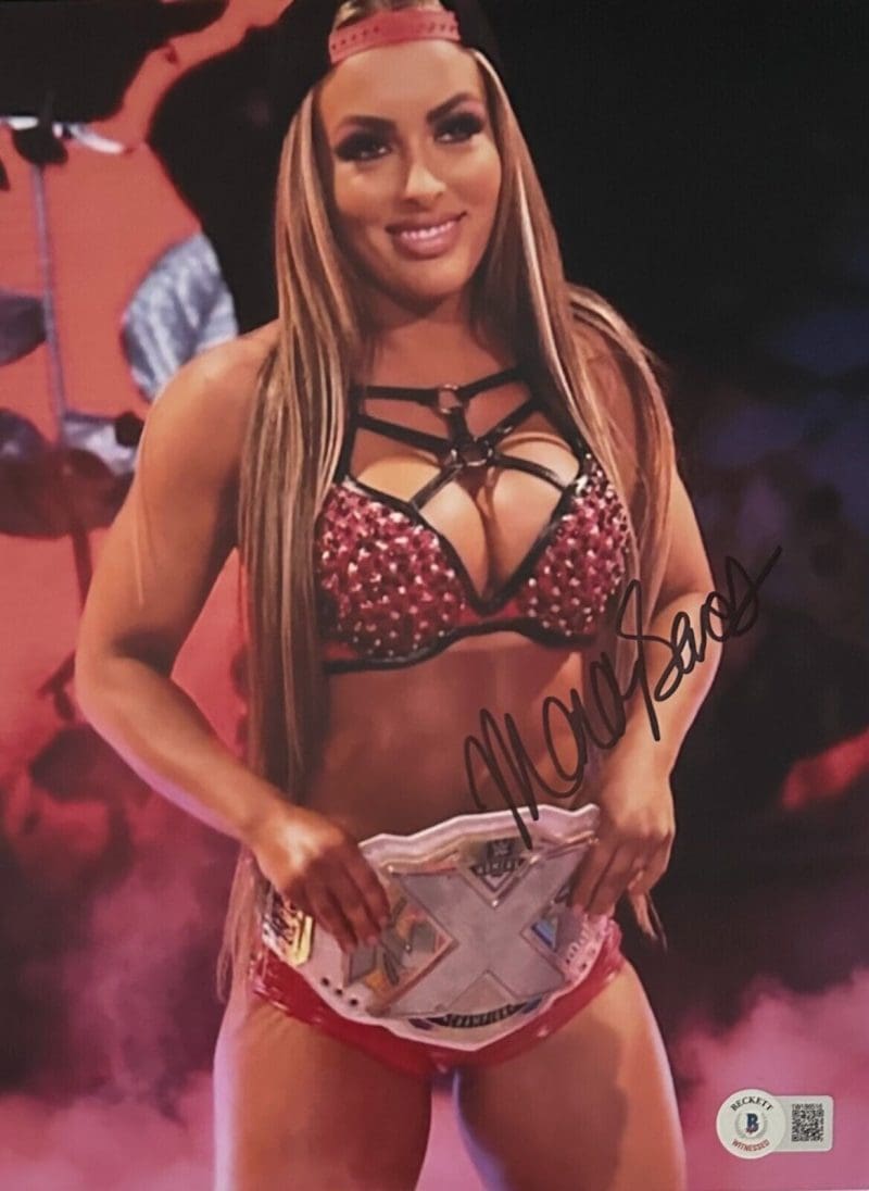 Mandy Sacs Mandy Rose Signed Autographed 8x10 Photo Beckett #11