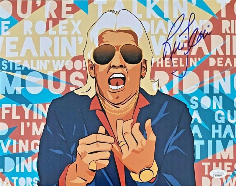 Ric Flair Signed Autographed 11x14 Photo JSA Authentic WWE WCW #12