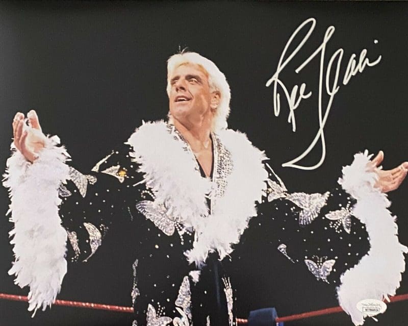Ric Flair Signed Autographed 11x14 Photo JSA Authentic WWE WCW #11