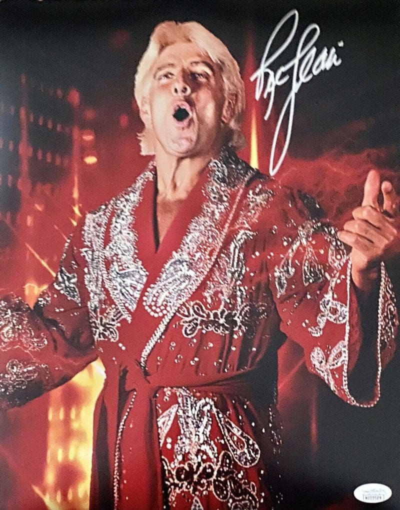 Ric Flair Signed Autographed 11x14 Photo JSA Authentic WWE WCW #10