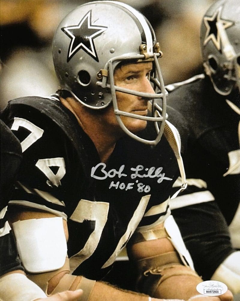Bob Lilly Signed Autographed 8x10 Photo JSA Authenticated #3
