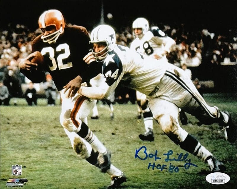 Bob Lilly Signed Autographed 8x10 Photo JSA Authenticated #2