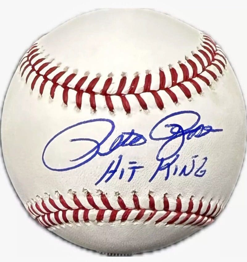 Pete Rose Hit King Signed OMLB Baseball JSA Authentic & Pete Rose Hologram