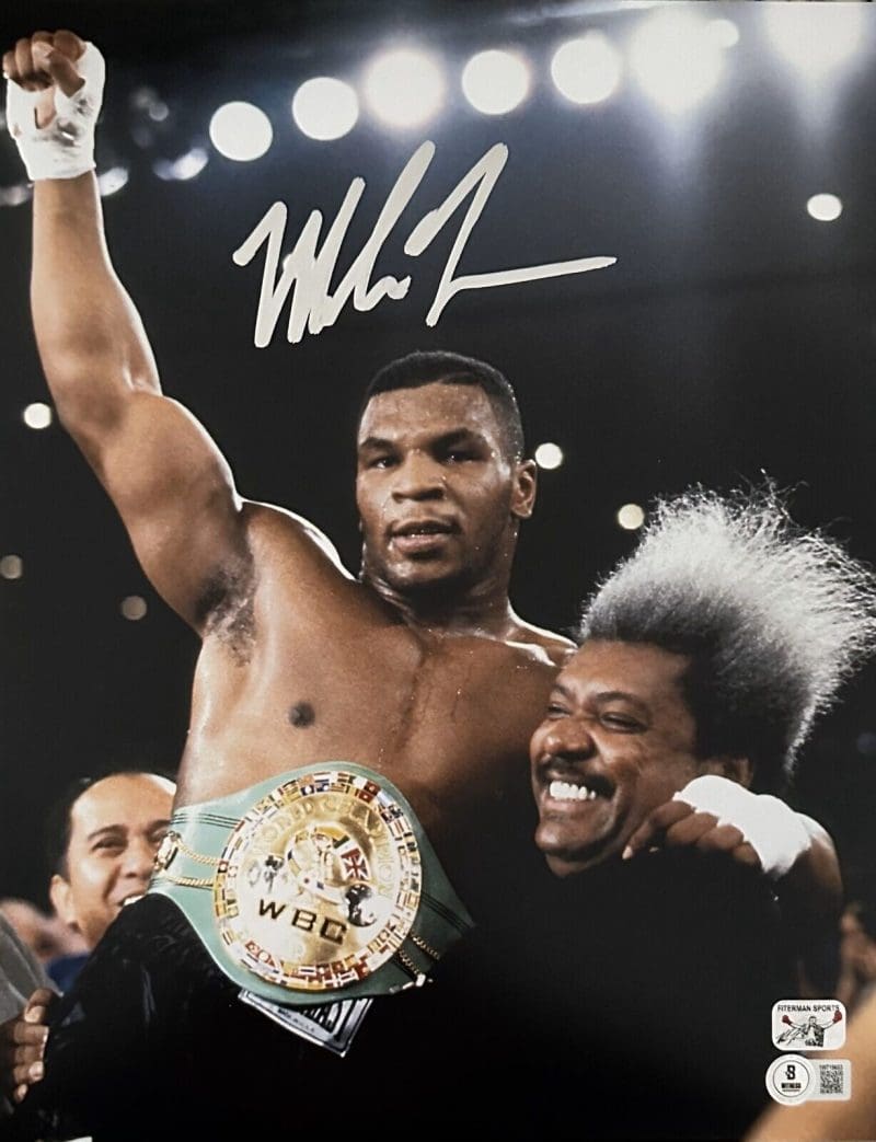 Mike Tyson Signed Photo 11x14 Beckett & Tyson Hologram Authenticated Don King