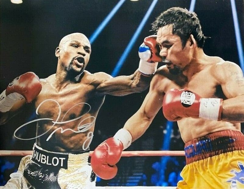 Floyd Mayweather Jr. Signed Autographed 16x20 Photo JSA Authenticated #13