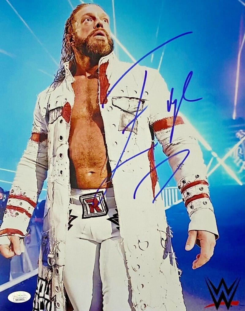 Edge Signed Autographed 11x14 Photo JSA Authenticated #4