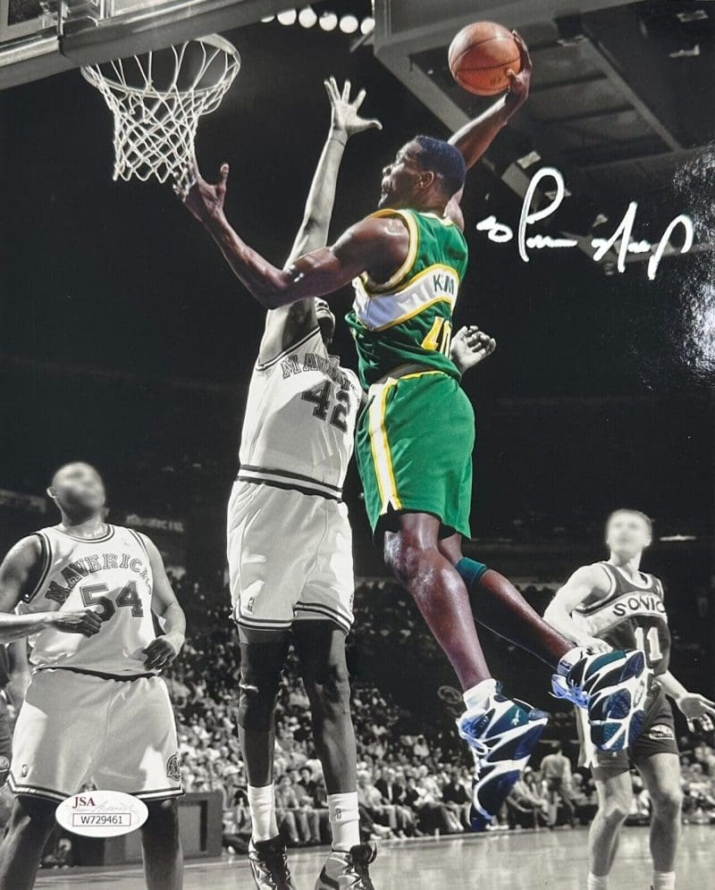Shawn Kemp Signed Autographed 8x10 Photo JSA Authenticated 1