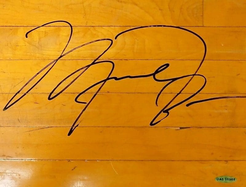 Michael Jordan Signed Chicago Bulls Stadium 12x12 Used Floor Upper Deck & GOAT - Image 2