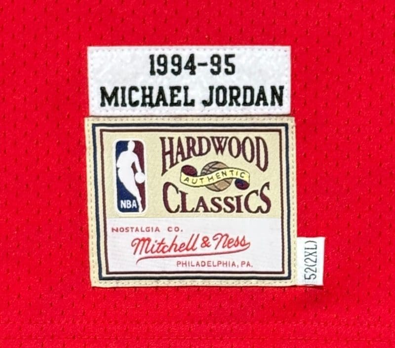 Michael Jordan Signed Mitchell & Ness Chicago Bulls #45 Jersey Upper Deck & GOAT - Image 6