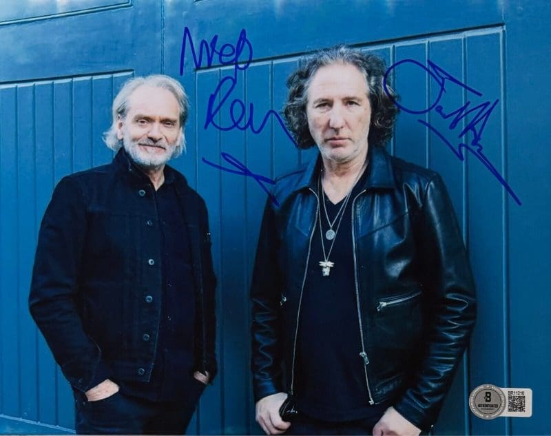Jack Hues & Nick Feldman Signed Autograph 8x10 Singer Beckett Wang Chung 1
