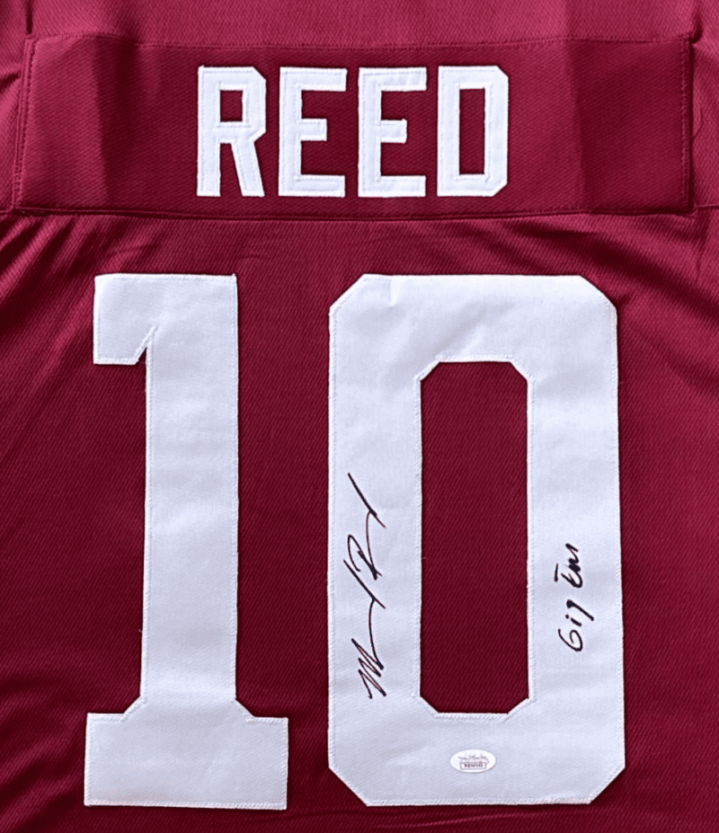 Marcel Reed Signed Autographed Custom Maroon Jersey Gig'Em JSA Authentication - Image 2
