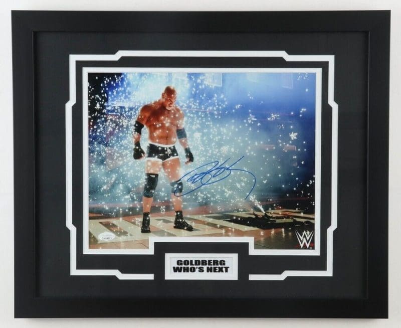 Bill Goldberg Signed Autographed Framed 11x14 Photo JSA Authenticated #1