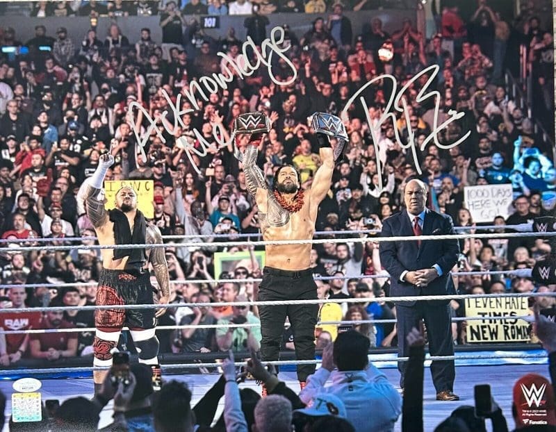 ROMAN REIGNS Signed Autographed 16x20 Photo JSA Authenticated #3