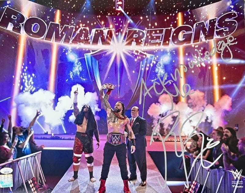 ROMAN REIGNS Signed Autographed 16x20 Photo JSA Authenticated #1