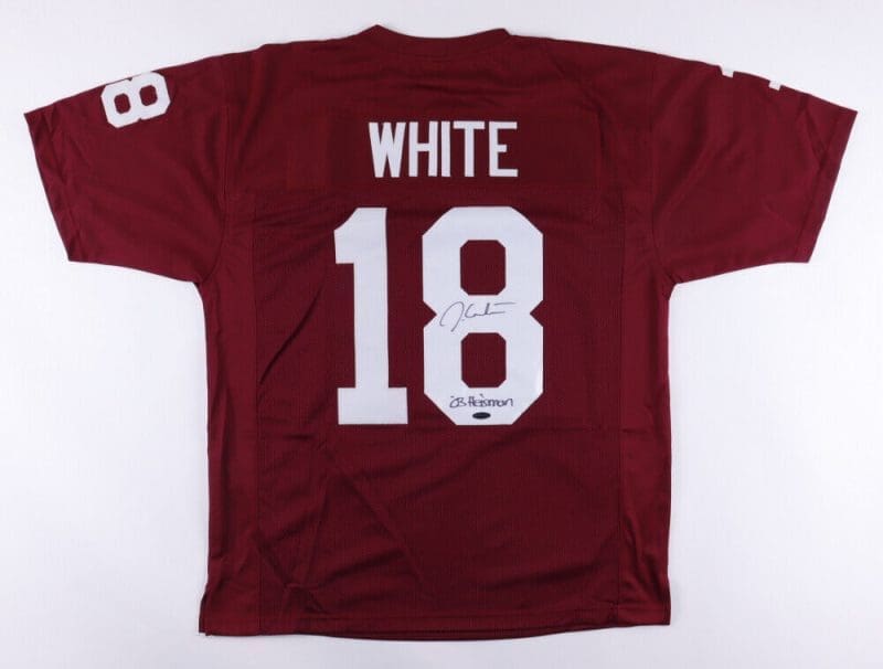 Jason White Signed Autographed Maroon Jersey TriStar Authenticated