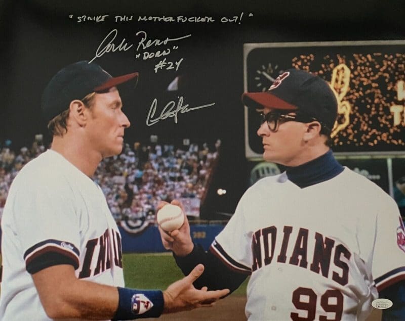Charlie Sheen Corbin Bernsen Signed Autographed Photo 16x20 JSA