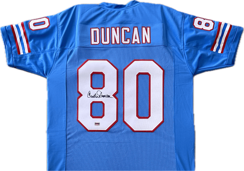 Curtis Duncan Signed Autographed Blue Jersey FSG Authenticated