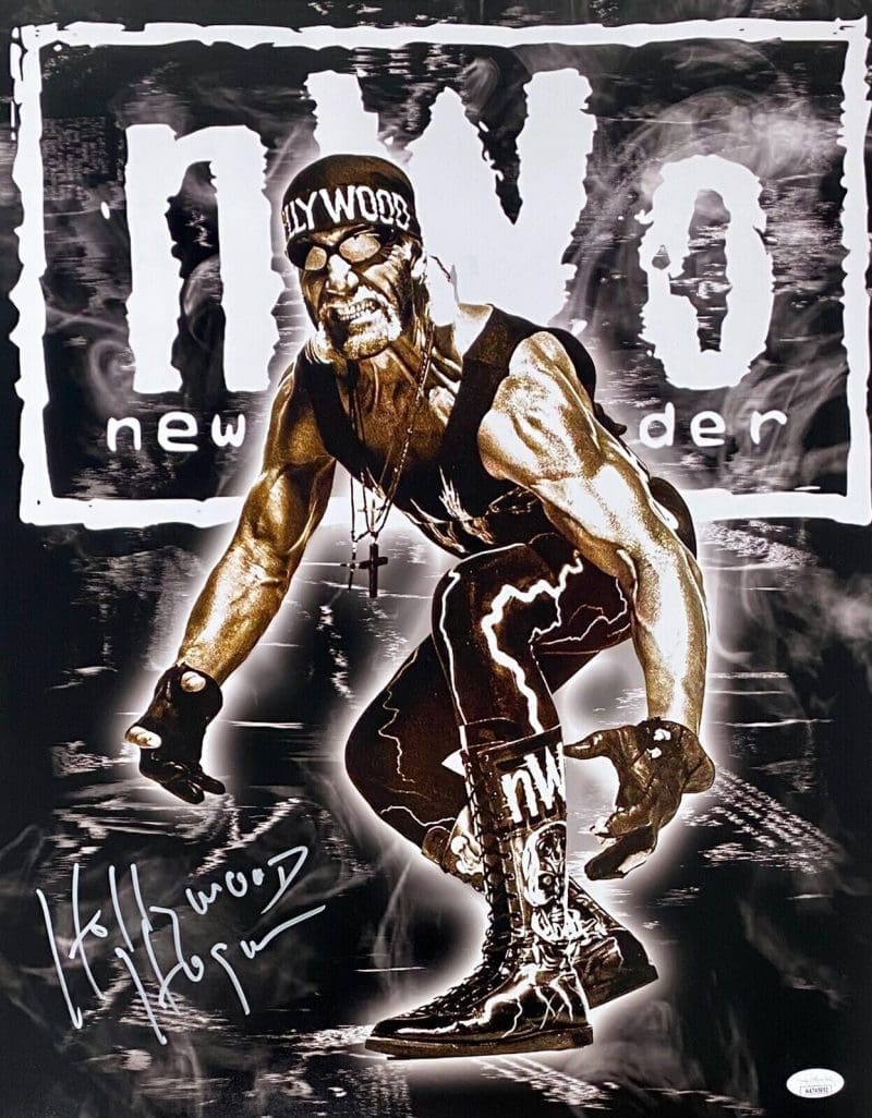 Hollywood Hulk Hogan Signed Autographed Photo 16x20 JSA Authenticated #10