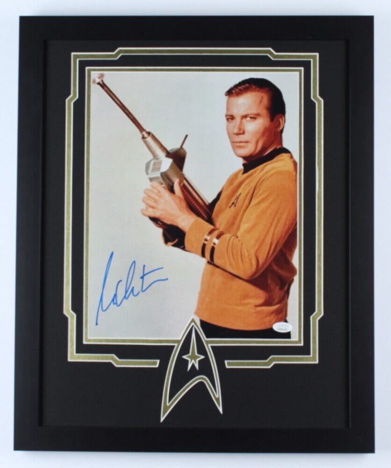 William Shatner Signed Autographed Framed Signed 11x14 Photo JSA 5