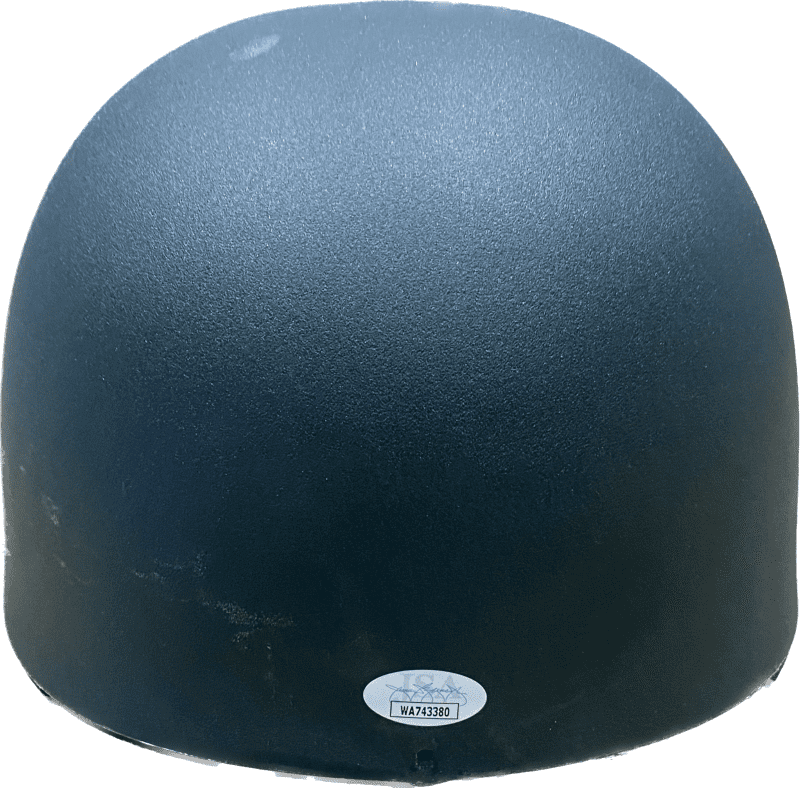 Charlie Sheen Tom Berenger Signed Autographed Army Helmet JSA Authenticated - Image 2