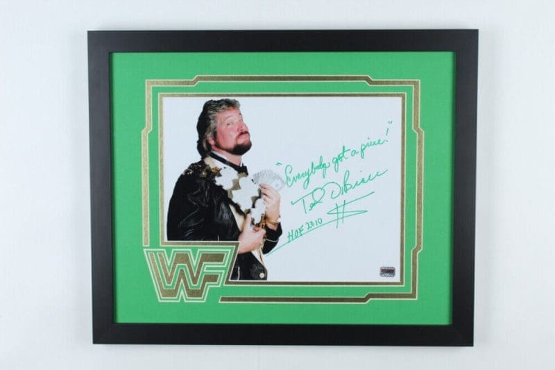 Million Dollar Man Ted DiBiase Signed Autographed 11x14 Framed Photo FSG Auth