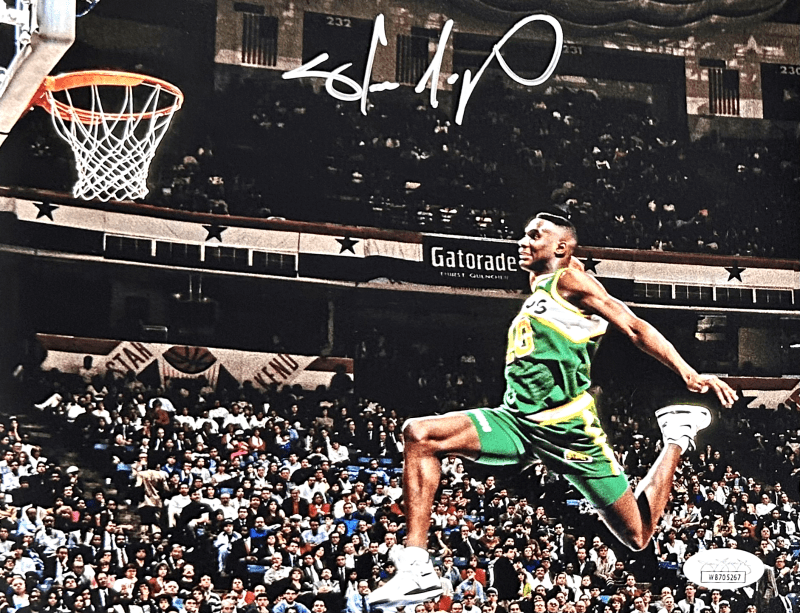 Shawn Kemp Signed Autographed 8x10 Photo JSA Authenticated 2