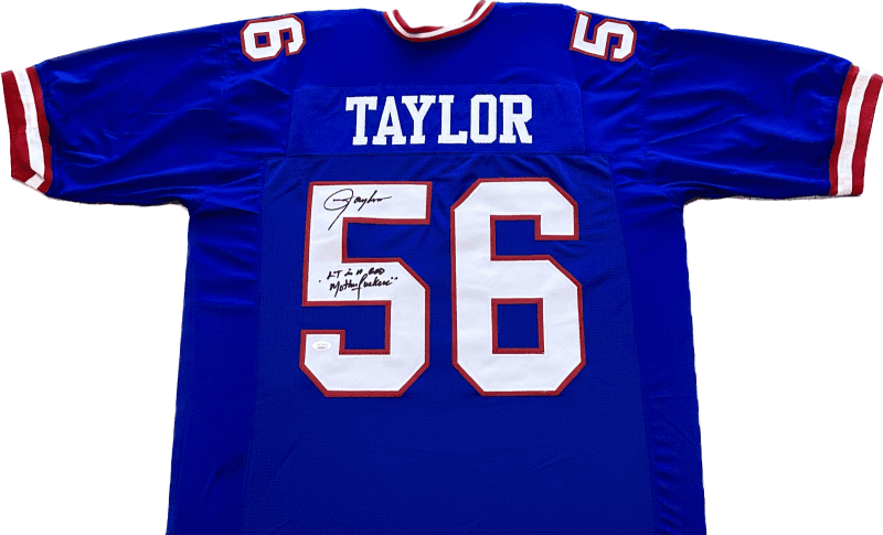 Lawrence Taylor Signed Autographed Jersey JSA LT Was a Bad Mo'FO 2