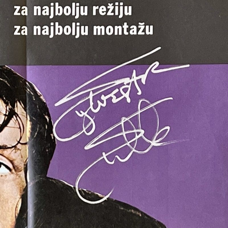 Sylvester Stallone Signed Rocky Original Croatian Movie 19x27 Poster BAS AC29817 - Image 2