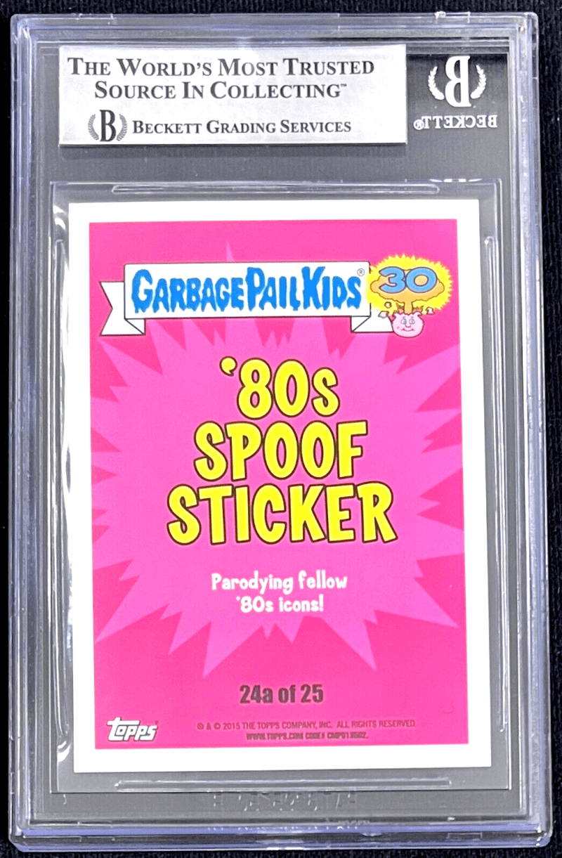 Mike Tyson Signed 2015 Garbage Pail Kids Card #24a  Beckett 00014609856 - Image 2