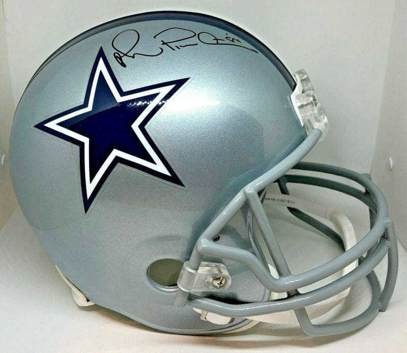 Michael Irvin Signed Autographed Dallas Cowboys Full Size Helmet JSA Authen