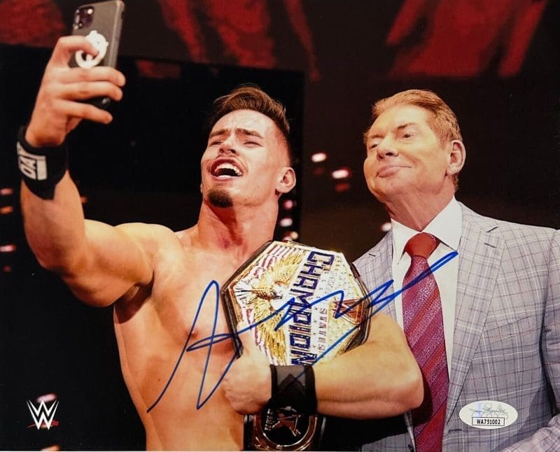 Austin Theory Signed Autographed 8x10 Photo JSA Authentic #4