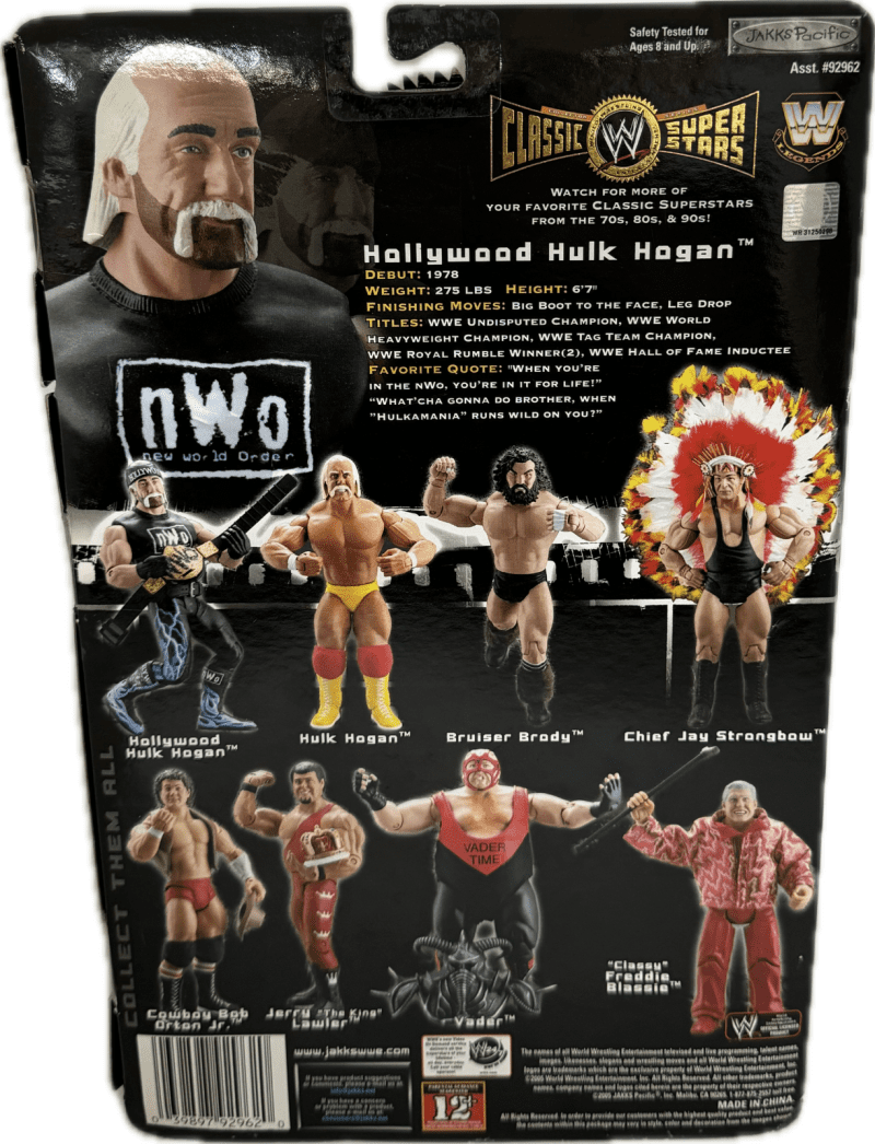 Hollywood Hulk Hogan Signed Classic Superstars Action Figure JSA Series 5 - Image 2