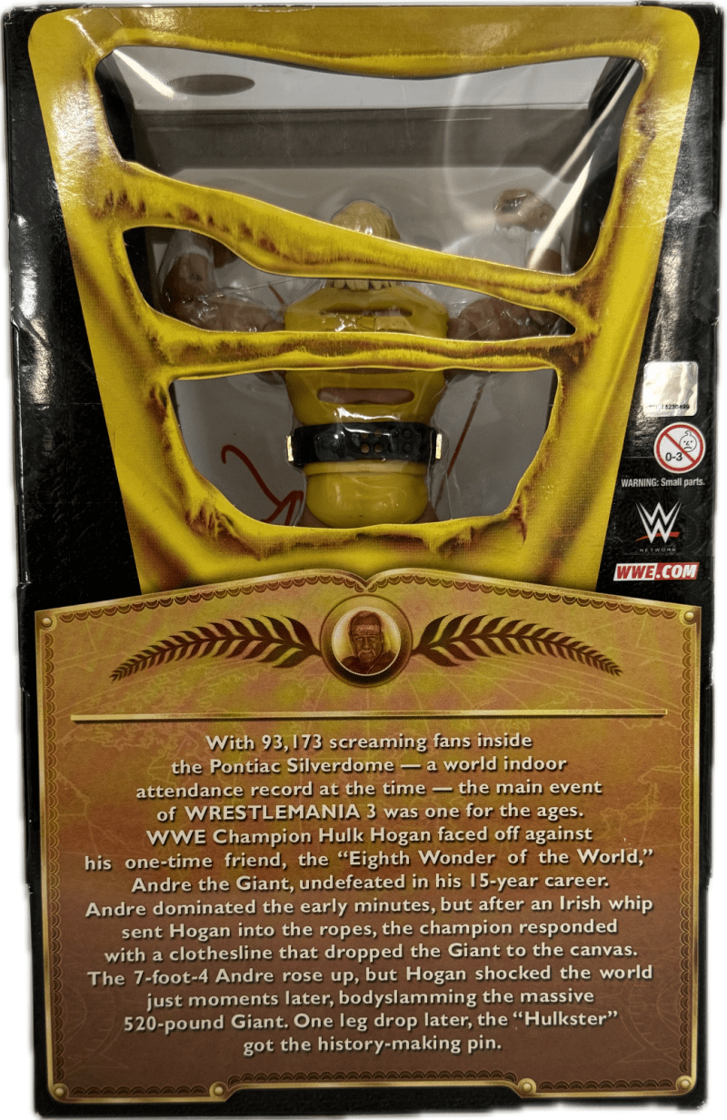 Hulk Hogan Signed Autographed Defining Moments Action Figure JSA Authen - Image 2
