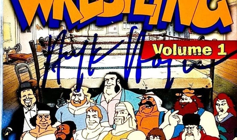 Hulk Hogan Signed Hulk Hogan's Rock 'n' Wrestling Volume 1 VHS Tape JSA Authen - Image 2