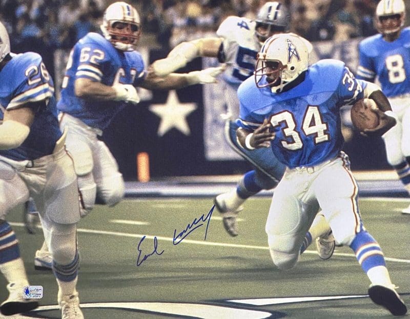 Earl Campbell Oilers Signed Autographed 16x20 Photo EC Exclusive Hologram 21