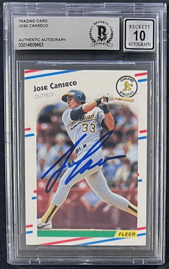 2018 Jose Canseco auto ホゼカンセコ 直筆サイン - メルカリ
