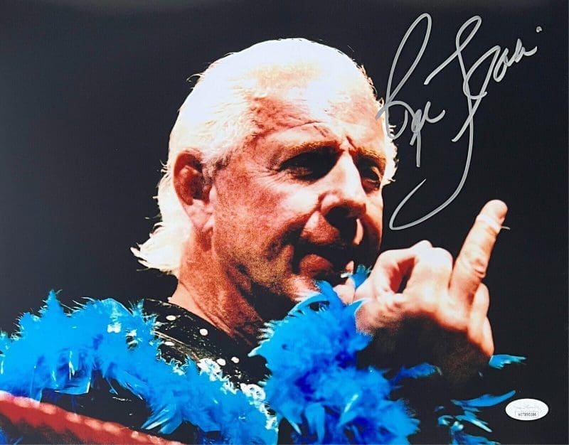 Ric Flair Signed Autographed 11x14 Photo JSA Authentic WWE WCW #21