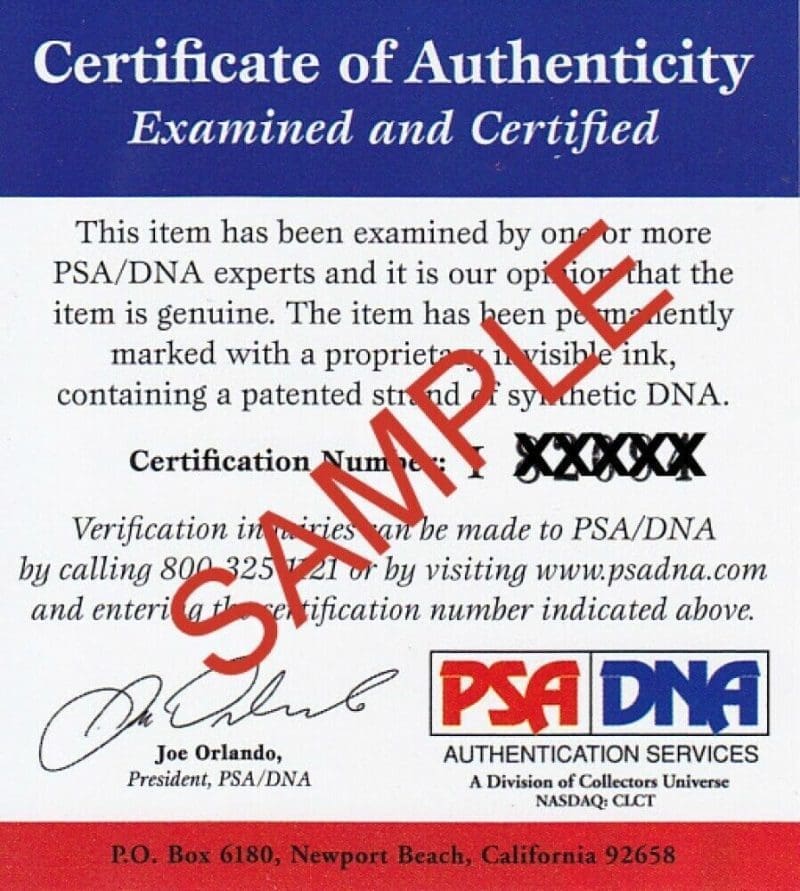 The Undertaker Autographed Signed Signature Gear Figure PSA/DNA 8A81714 - Image 4