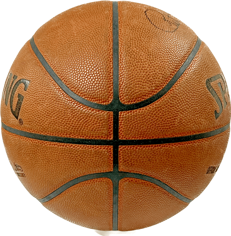 Patrick Ewing Signed Bobcats 2012-13 Team Issued Used Basketball JSA Z40875 - Image 4