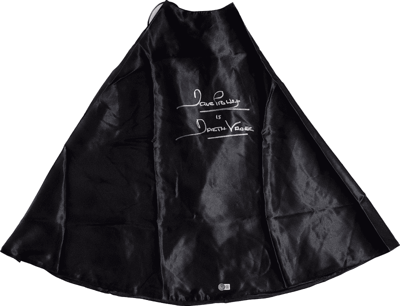David Prowse Signed Autographed Darth Vader Cape Beckett Authenticated