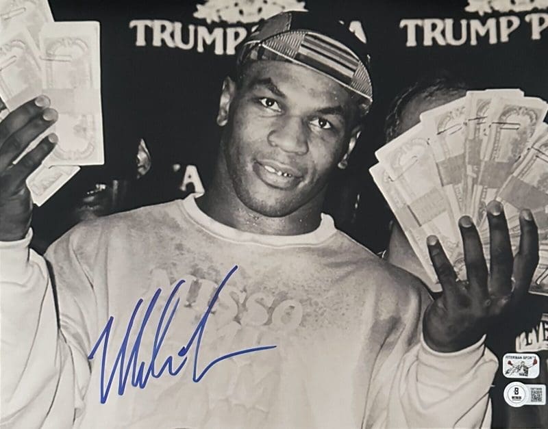 Mike Tyson Signed Photo 11x14 Beckett & Tyson Hologram Authen Money #1